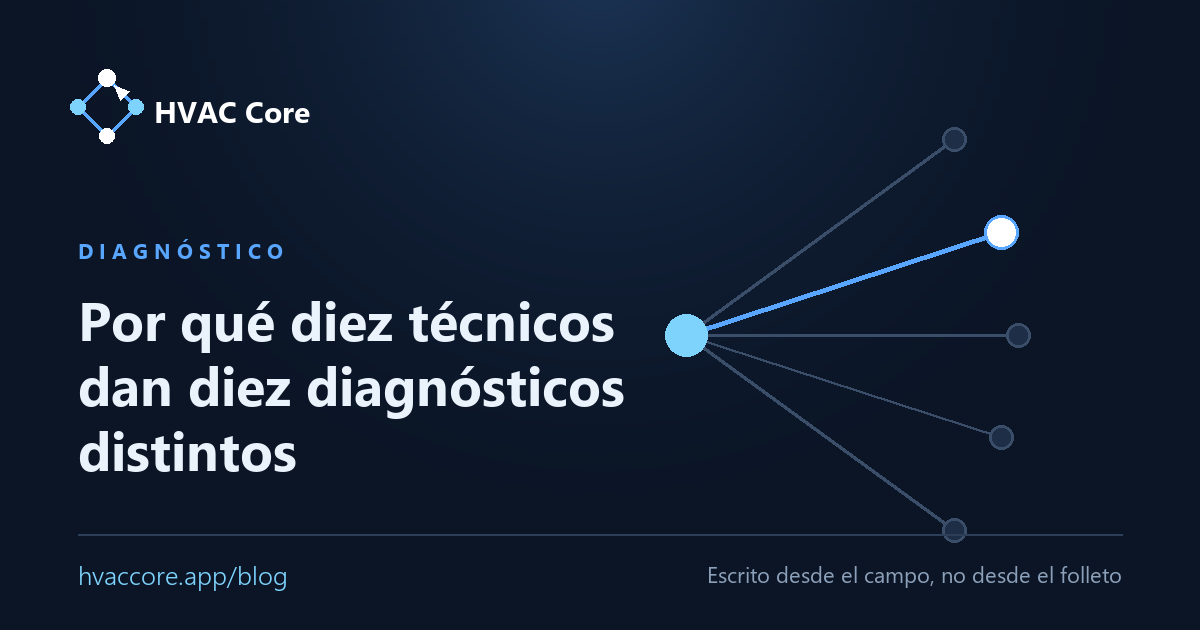Por qué diez técnicos dan diez diagnósticos distintos